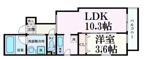 R.北車屋町の物件間取画像